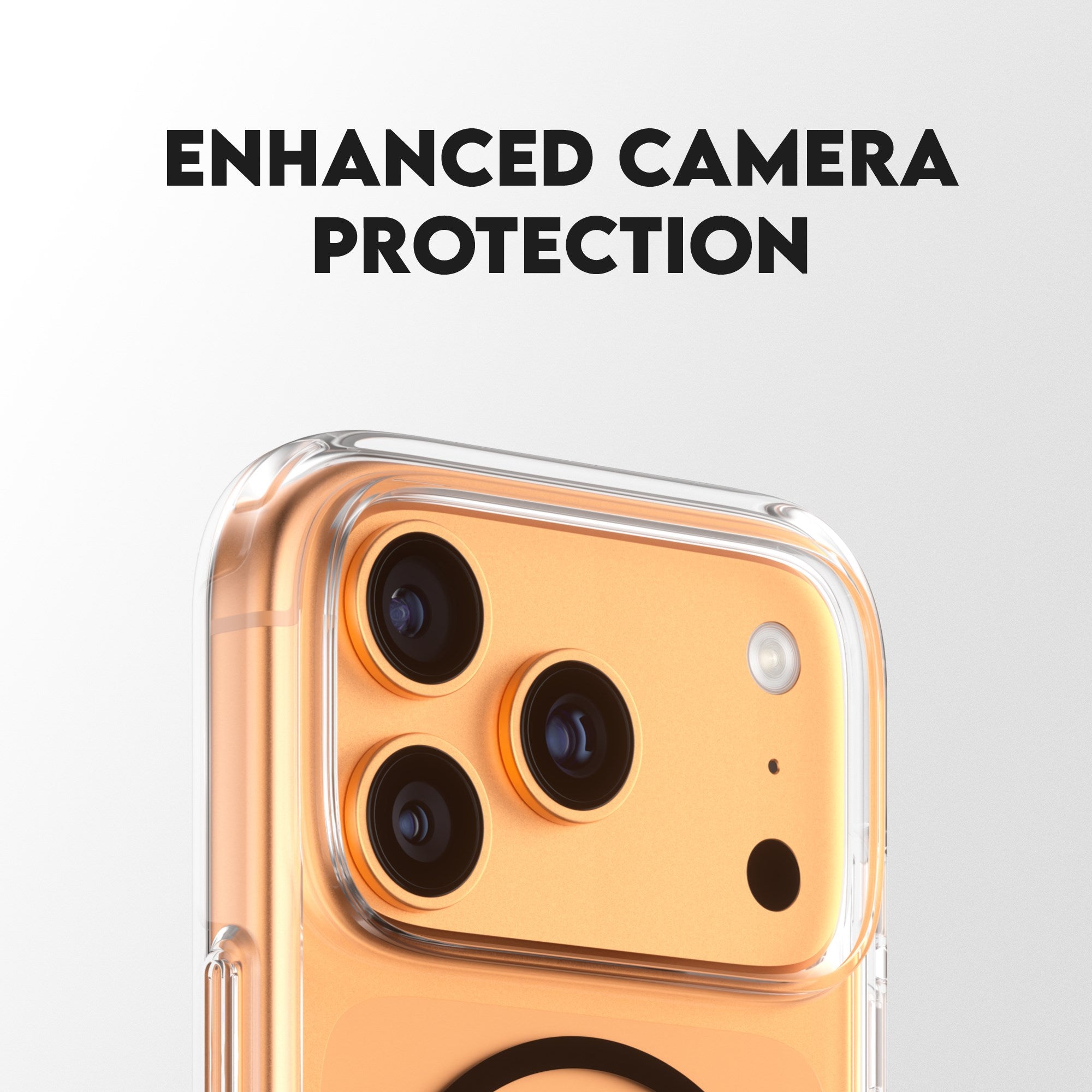 CARE by PanzerGlass® Flagship Case Transparent Urban Explorer m. Schwarz MagSafe iPhone 17 Pro